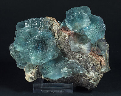 Fluorite with Quartz.