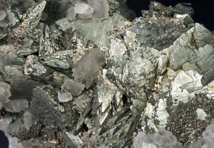 Marcasite with Arsenopyrite and Calcite-Dolomite. 