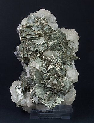 Marcasite with Arsenopyrite and Calcite-Dolomite. Front