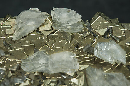 Pyrite with Calcite-Dolomite. 