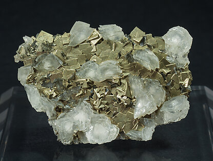 Pyrite with Calcite-Dolomite. 