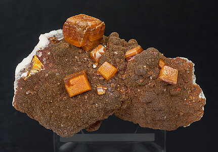 Wulfenite with Vanadinite (variety endlichite).