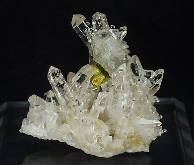 Chalcopyrite on Quartz. 