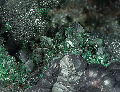 Heterogenite with Malachite. 