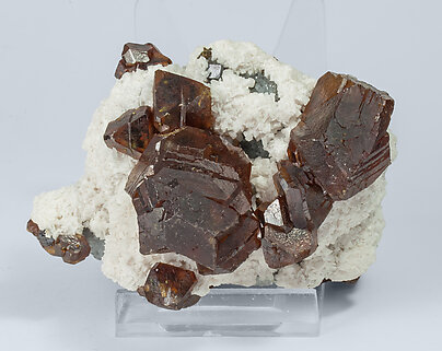 Sphalerite with Calcite.