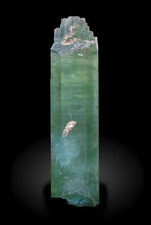 Beryl (variety aquamarine). Rear / Foto: Joaquim Calln