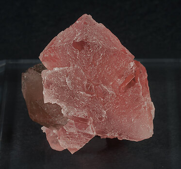 Fluorite (octahedral) with Quartz (variety smoky). Top