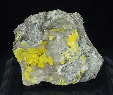 Sulphur with Calcite.