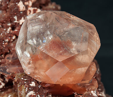 Calcite with Hematite inclusions. 