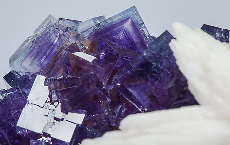 Fluorite with Baryte. 