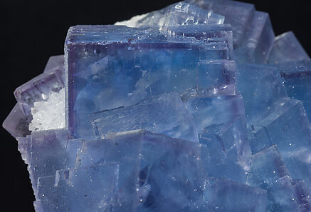 Fluorite with Quartz. 