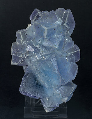 Fluorite with epimorphic Quartz after Calcite.