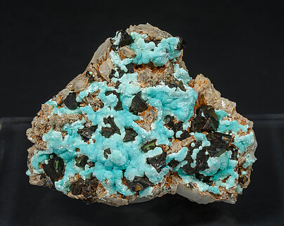 Aurichalcite with Chalcopyrite.