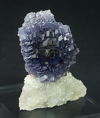 Fluorite on Quartz.