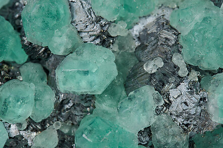 Geocronite with Fluorite. 