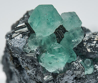 Geocronite with Fluorite. 