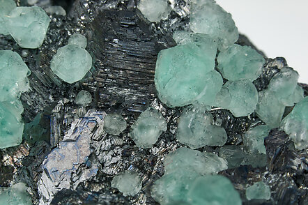 Geocronite with Fluorite. 