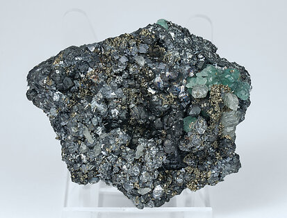 Geocronite with Fluorite. Rear