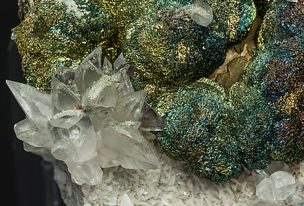 Pyrite with Calcite. 