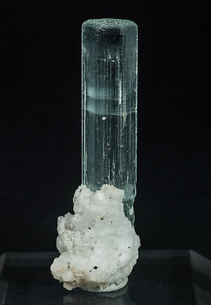 Beryl (variety aquamarine) with Albite. 