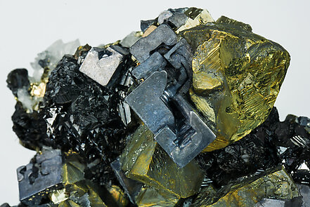 Chalcopyrite with Galena and Sphalerite. 