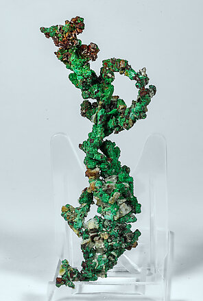 Copper with Malachite.