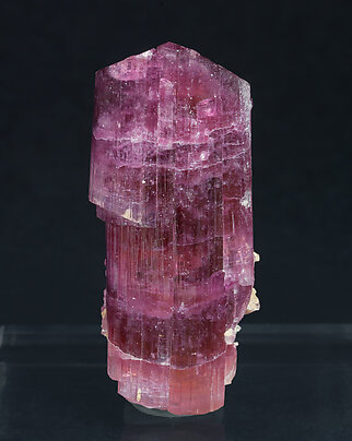 Elbaite-Schorl Series (variety rubellite) with Microcline.