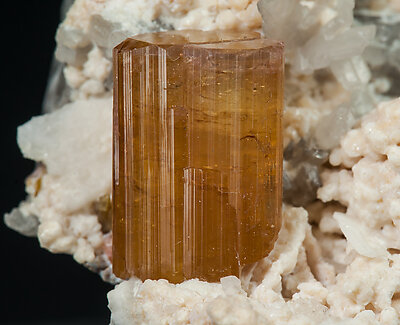 Elbaite-Schorl Series with Microcline and Quartz. 