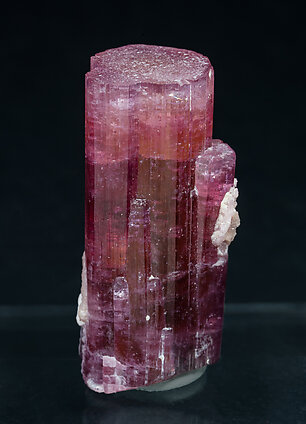 Elbaite-Schorl Series (variety rubellite) with Microcline. Front