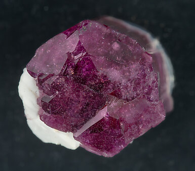 Elbaite-Schorl Series (variety rubellite) with Microcline. Top