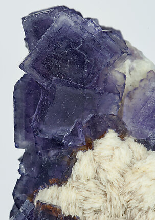 Fluorite with Baryte. 