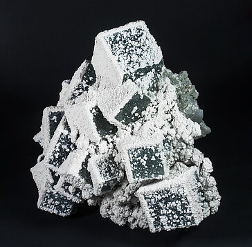 Fluorite with Dolomite. Front