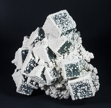 Fluorite with Dolomite. Side