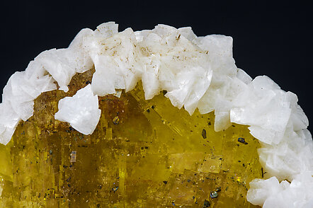 Fluorite with Dolomite. 