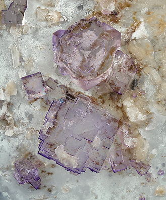 Fluorite with Celestine. 