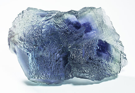 Fluorite. Light behind