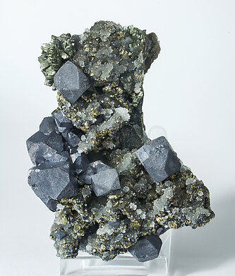 Galena with Pyrite and Baryte.