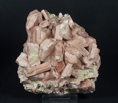 Microcline with Stilbite-Ca.