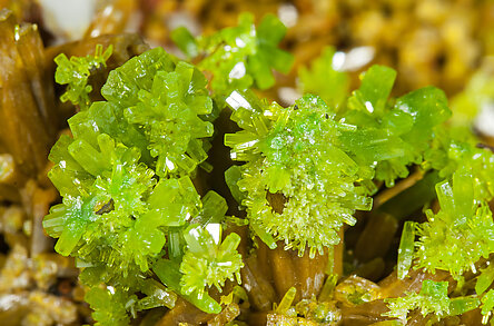 Pyromorphite with Baryte. 