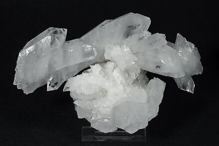 Quartz with Calcite. Rear