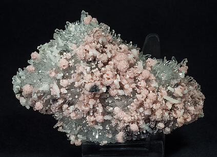 Rhodochrosite with Quartz. 