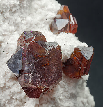 Sphalerite with Calcite and Galena. 