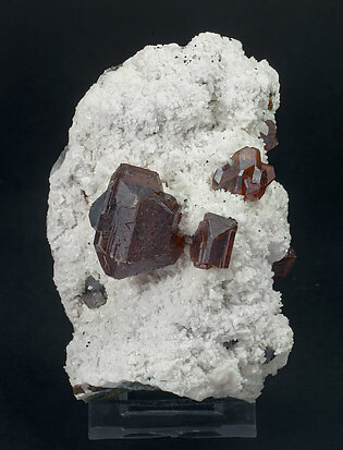 Sphalerite with Calcite and Galena. 
