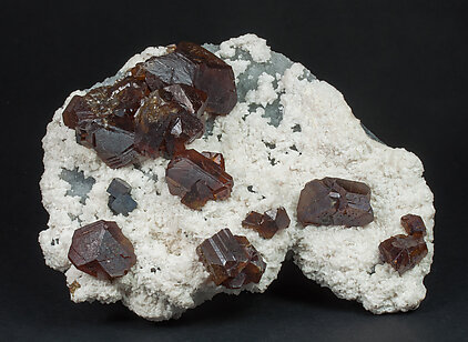 Sphalerite with Calcite and Galena.