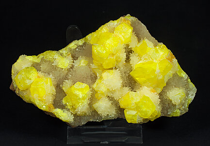 Sulphur with Aragonite. 