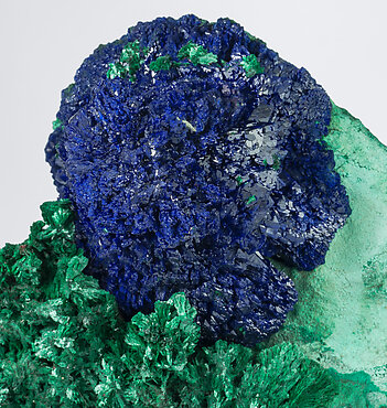 Azurite on Malachite. 