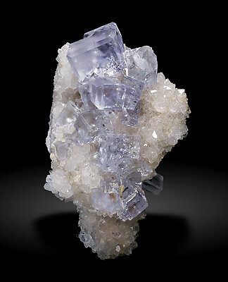 Fluorite with Quartz.