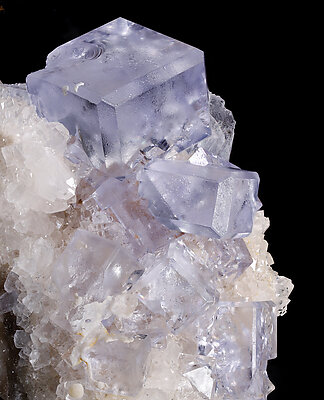 Fluorite with Quartz. Detail / Photo: Joaquim Callén