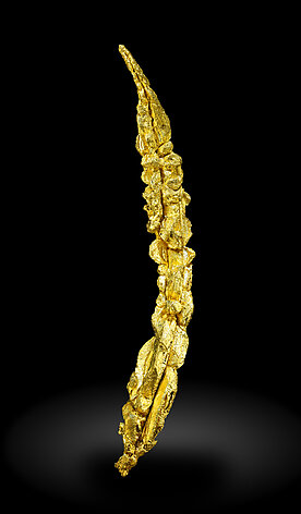 Gold (spinel twin).