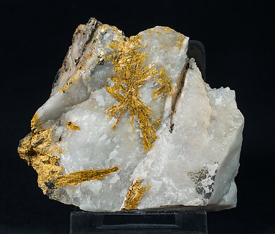 Ardennite-(As) with Hematite, Rutile and Quartz.